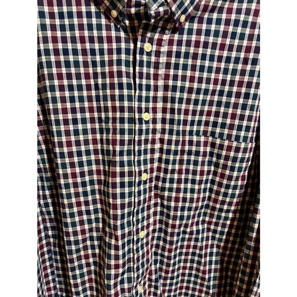 Haggar Men's Long Sleeve‎ Plaid Button Down Shirt Size XXL NWOT - Picture 3 of 8
